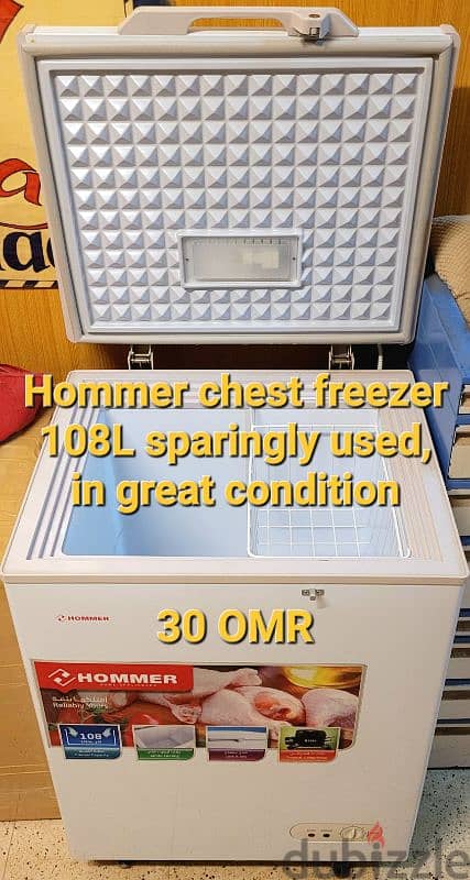 Hommer chest freezer 108L 1