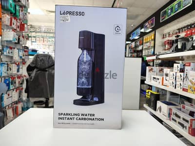 LePresso Sparkling Water Instant Carbonation Machine (LPSWMKBK)