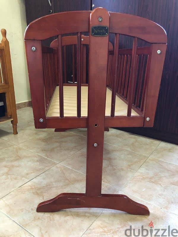 Cradle (swing) and crib for sale 1