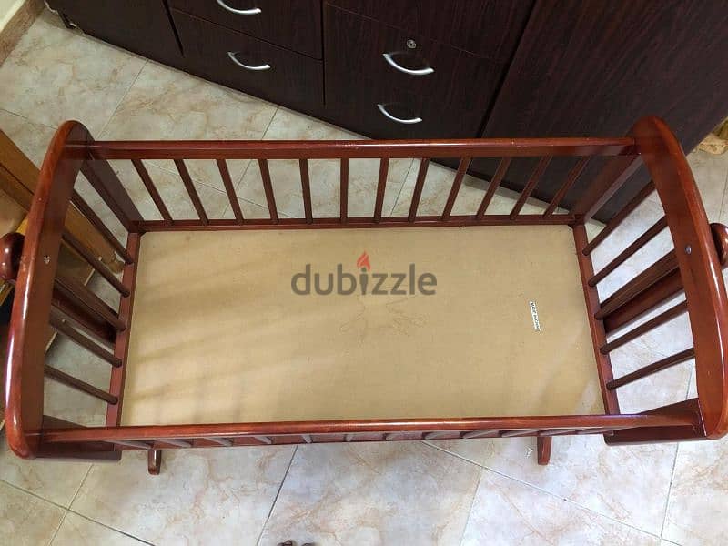 Cradle (swing) and crib for sale 2