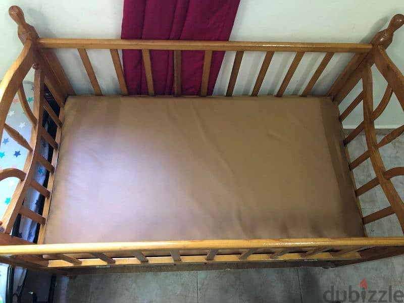 Cradle (swing) and crib for sale 8