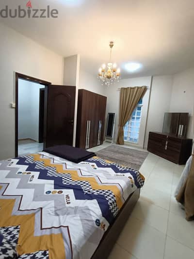 Ghubrah North fully furnished 1bhk apartment including all bills