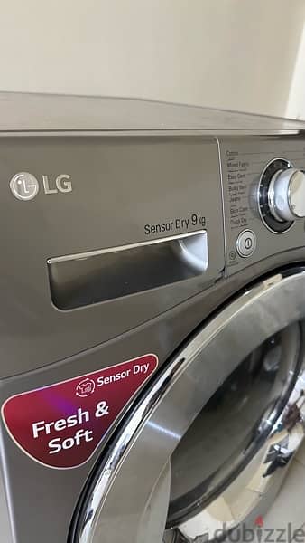 lg dryer 9k used like new 1