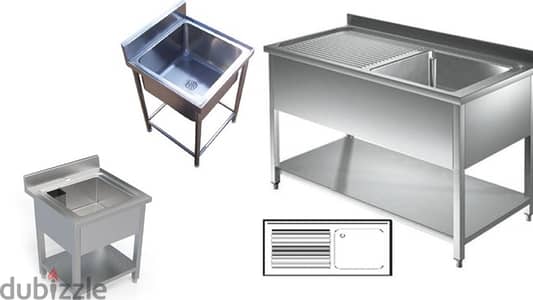 steel sink and table chimney fabricating