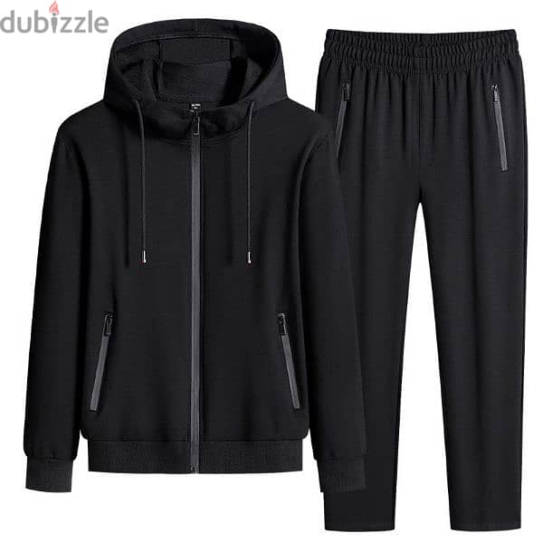 Plus Size Couple Casual Sweater Trousers Jacket 2