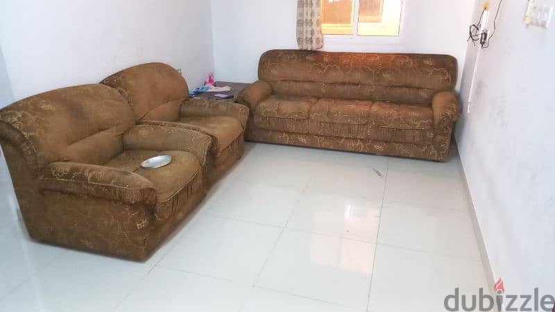 sofa 3 seater + 2 singal seater 0