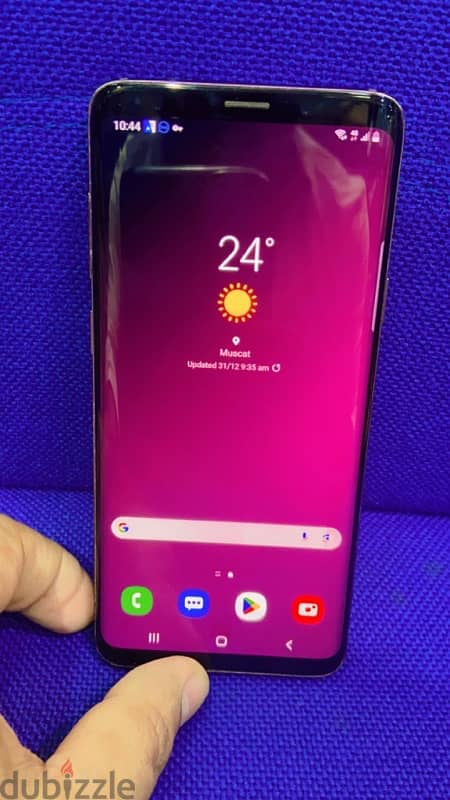 Samsung galaxy S9 plus 64Gb is available. 3