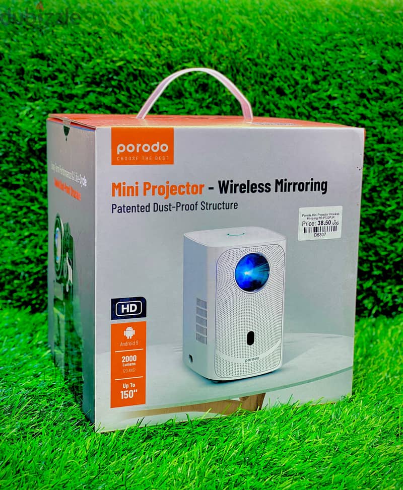 HD 2000 LUMENS WIRELESS MIRRORING MINI PROJECTOR 0