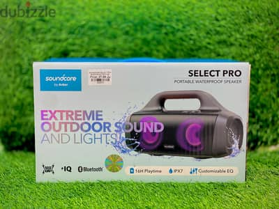 PORTABLE WATERPROOF SPEAKER ( SELECT PRO ) BASSUP