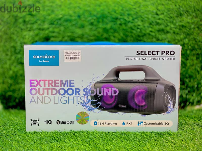 PORTABLE WATERPROOF SPEAKER ( SELECT PRO ) BASSUP 0