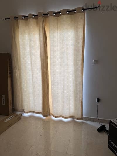 2 pieces curtains from HomeCenter  ستاير 135cm x 240cm