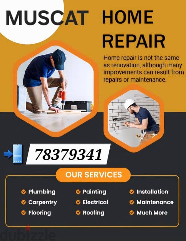 we do all kinds of House Maintenance Plumbing Electrician Carpenter 0