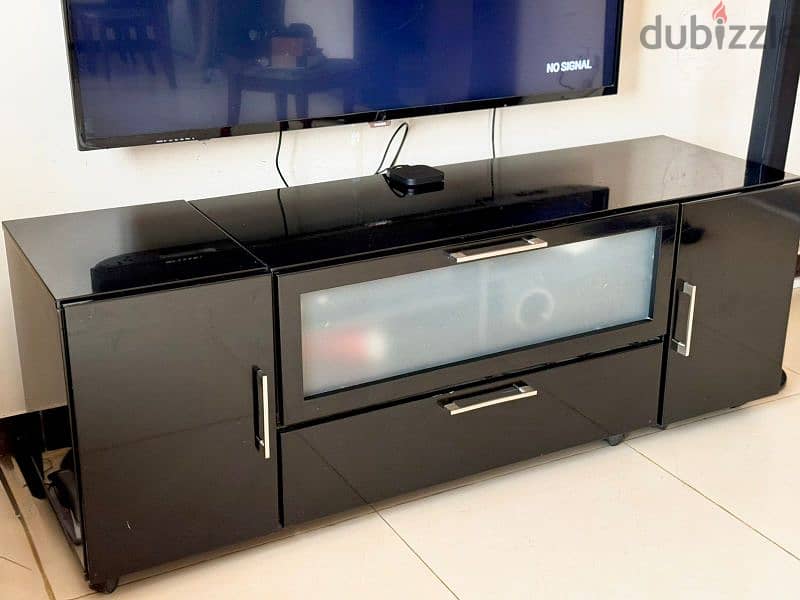 TV stand black color 1