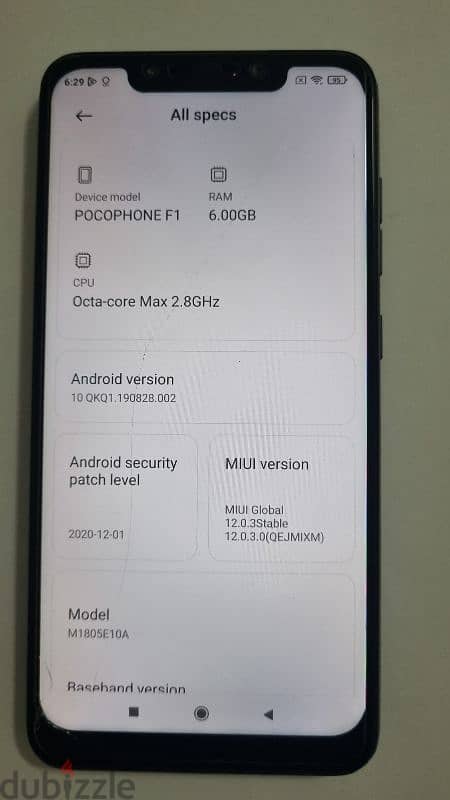 poco F1 phone. specifications same as Samsung S9 Note 2