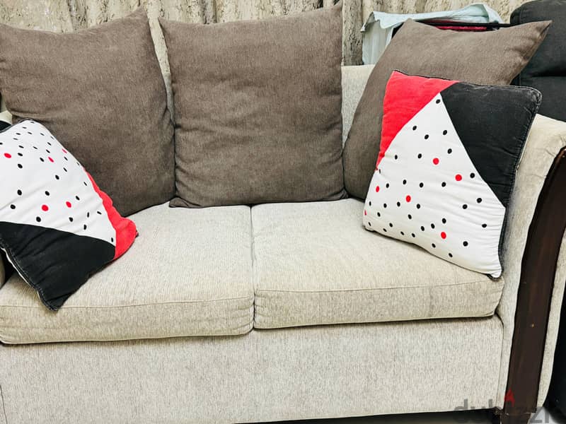 3+2+1 Seater Sofa with Cushions 1