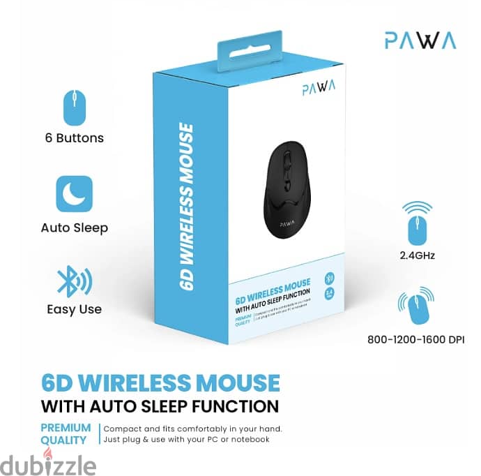 Pawa Wireless Mouse with Auto Sleep Function  - Ph +968 94093830 1