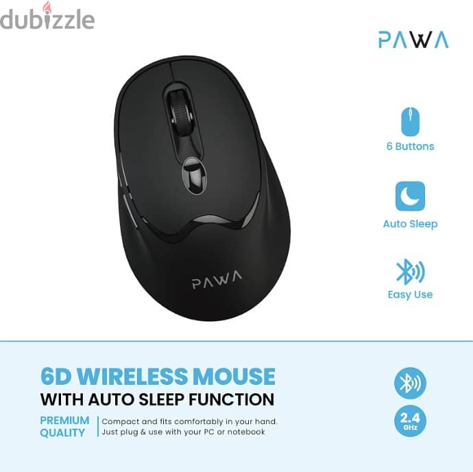 Pawa Wireless Mouse with Auto Sleep Function  - Ph +968 94093830 3