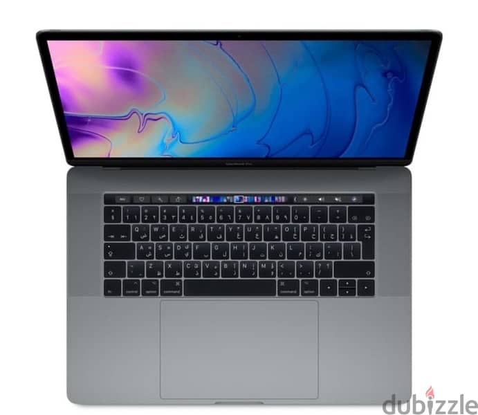 macbook pro 15 inch 2018 large, with touch bar and touch id 3