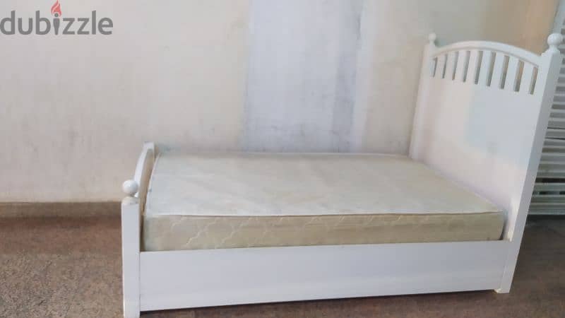 Good condition single bed with mattress for sale 1