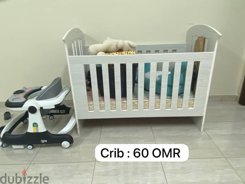 Kinds crib and bed with mattress 1