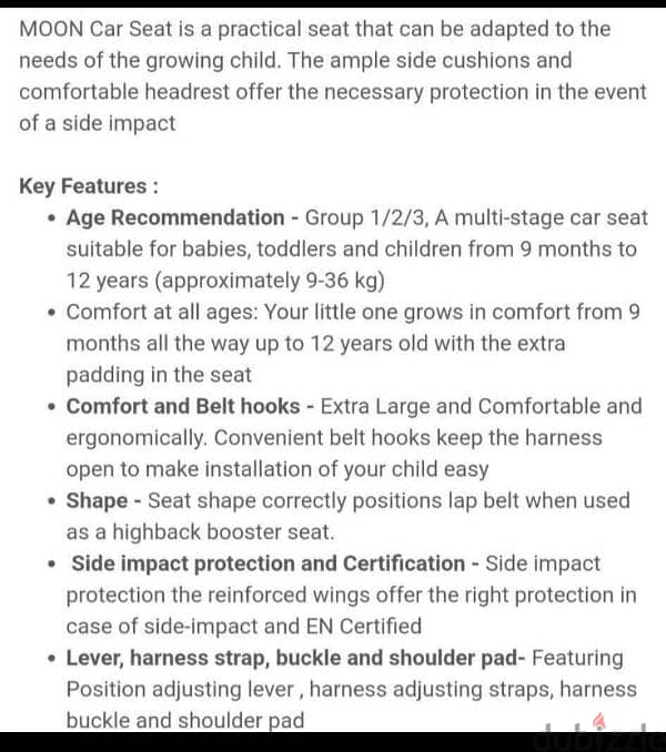 car seat for 9 months to 11 year olds 1