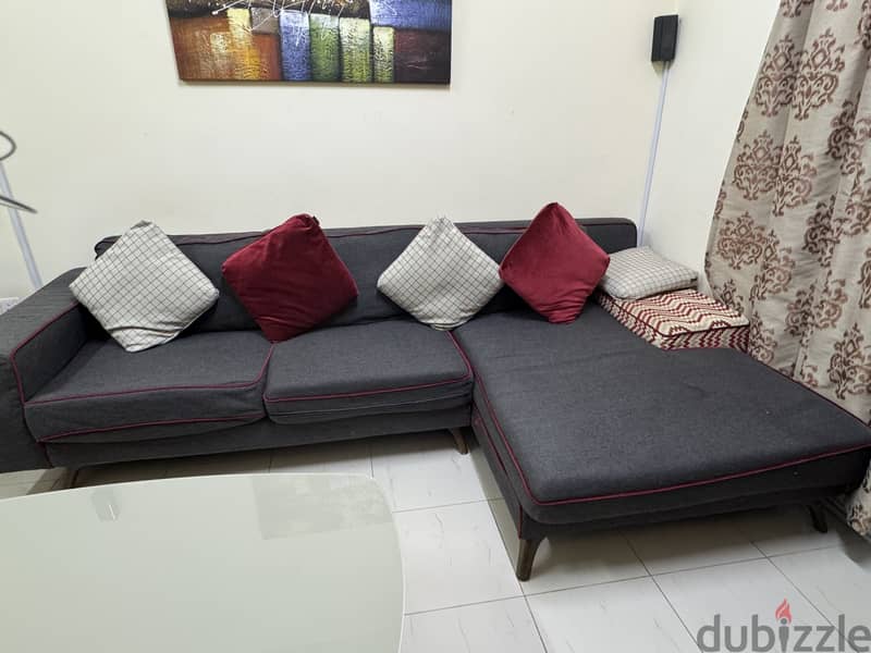 كنبة Sofa in good condition for sale for OMR 150 1