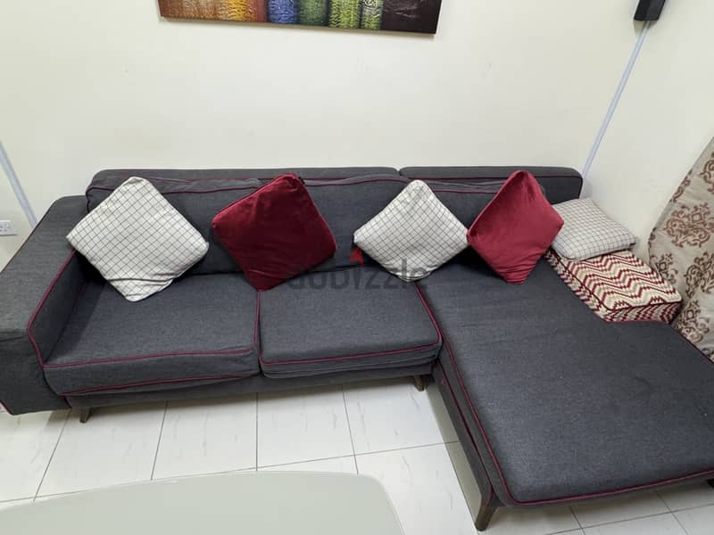 كنبة Sofa in good condition for sale for OMR 150 2