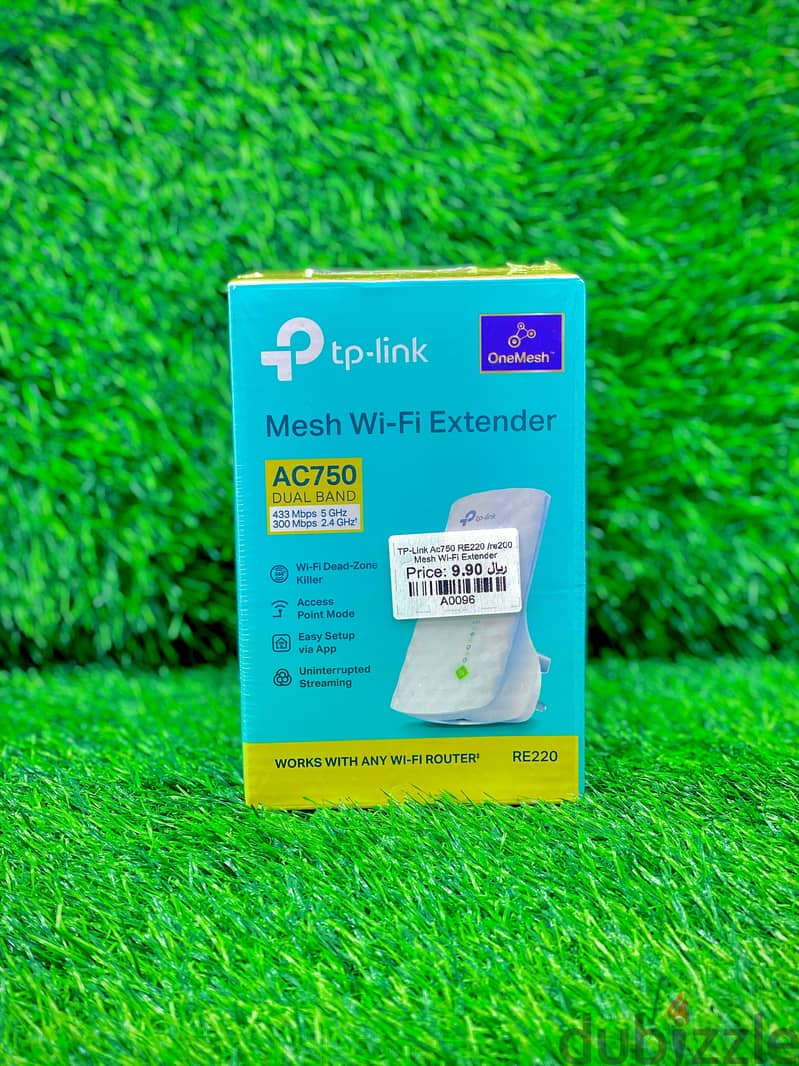 MESH WI-FI EXTENDER AC750 DUAL BAND 0