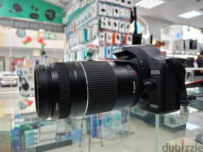 CANON DSLR CAMERA EOS 500D  WITH  75-300MM ZOOM LENS