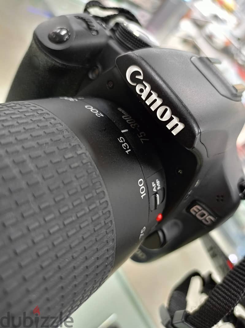 CANON DSLR CAMERA EOS 500D  WITH  75-300MM ZOOM LENS 5