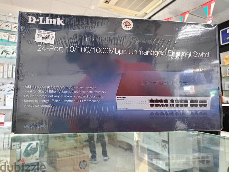 D-Link 24 Port 100-1000Mbps Switch (DGS-1024C) 1