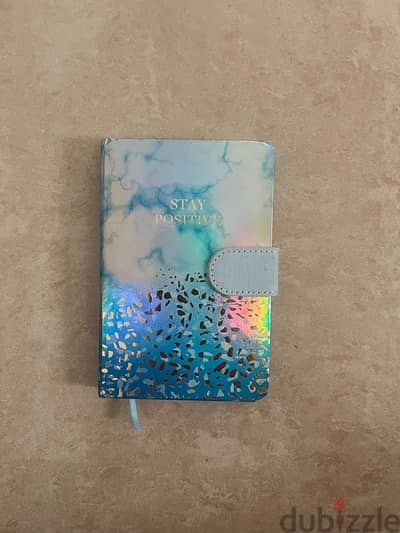 Brand new blue notebook