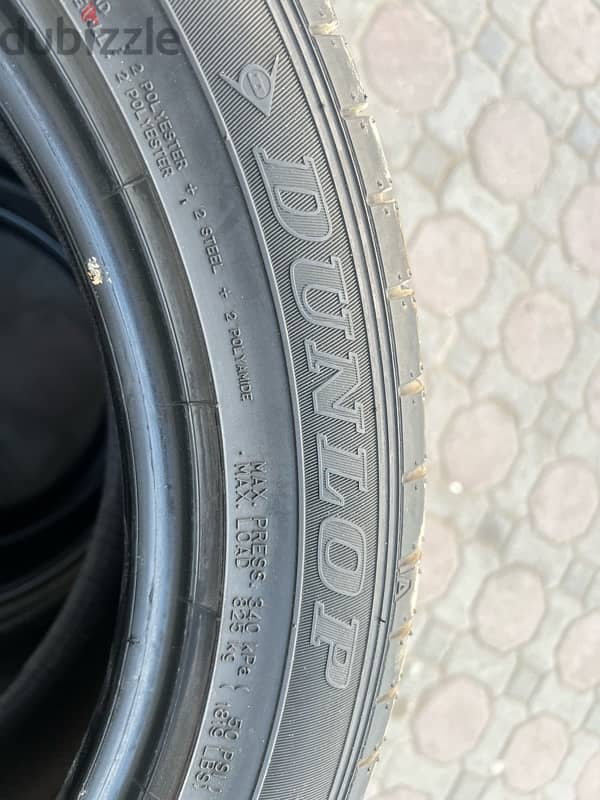 Dunlop Tyre 4 Nos Made in Japan driven 235/55 R18 2