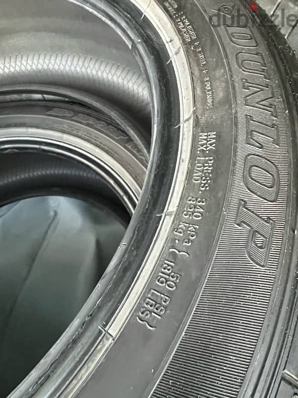 Dunlop Tyre 4 Nos Made in Japan driven 235/55 R18 3