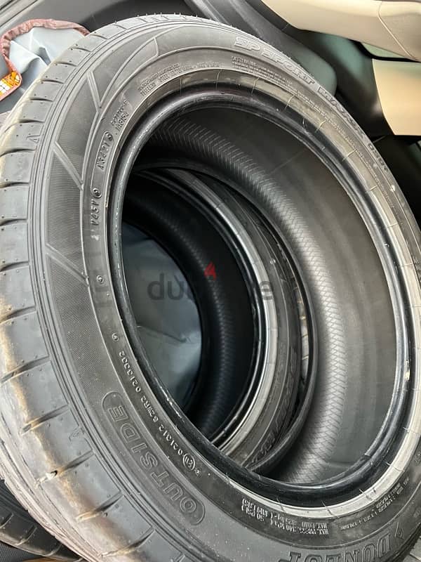 Dunlop Tyre 4 Nos Made in Japan driven 235/55 R18 6