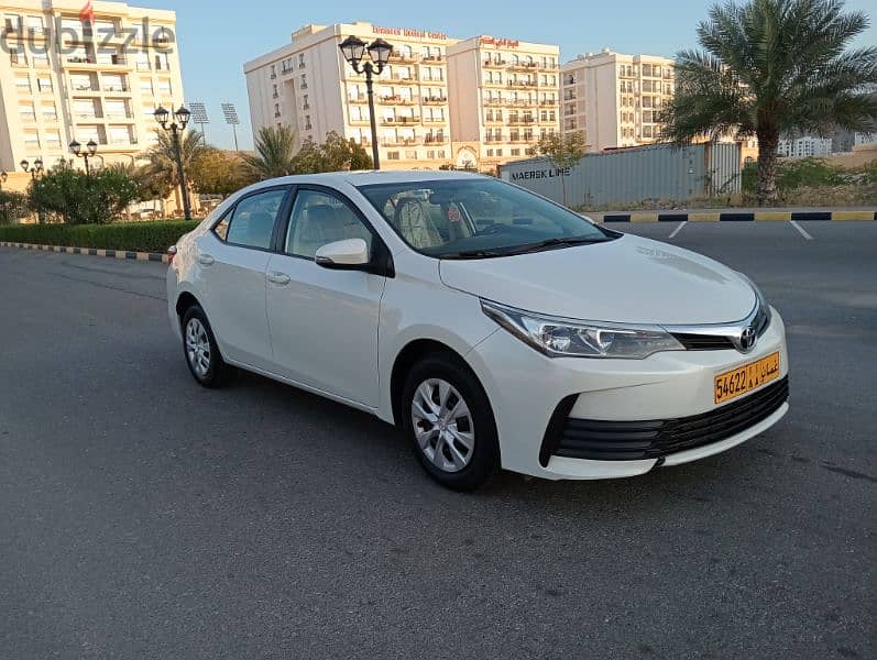 Toyota Corolla 2019 Xli Oman car agency service 1.6L 243km 0