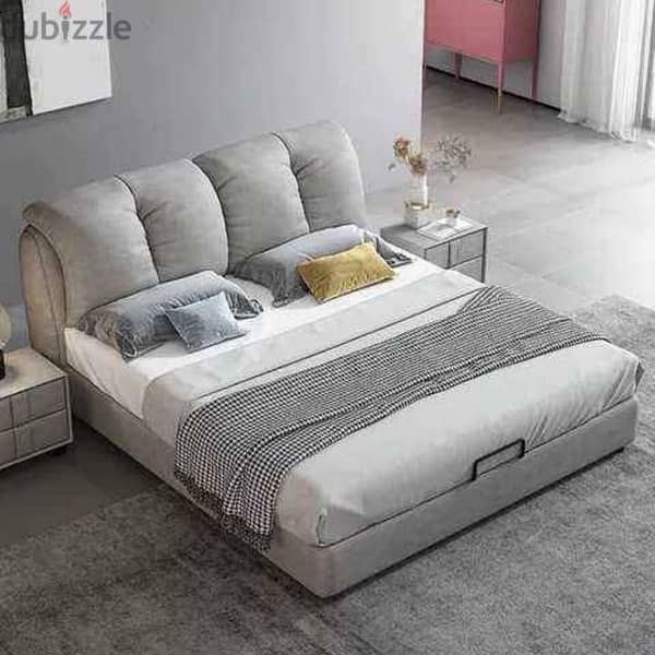 permium velvet bed queen size 0