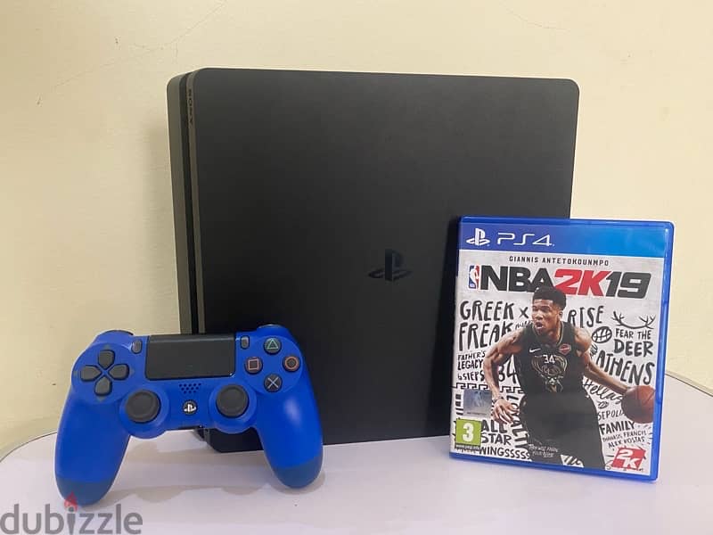 ps4 slim 500Gb 1 joystik orginal 1 game 0