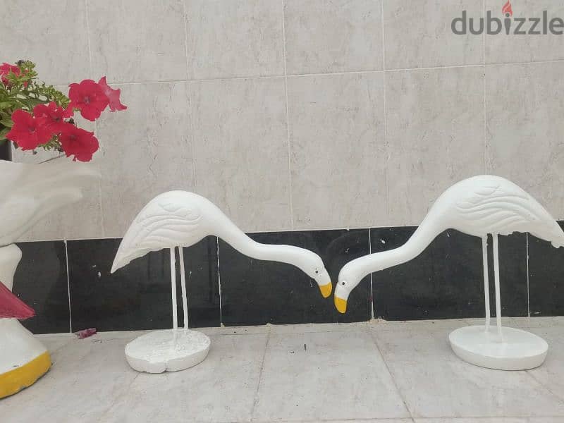 Charming Duck and Flamingo  for Home and Garden Decor 0