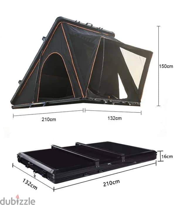 خيمة سقف - خيمة تخييم - خيمة سيارة    Roof tent-Camping Tent-car tent 1