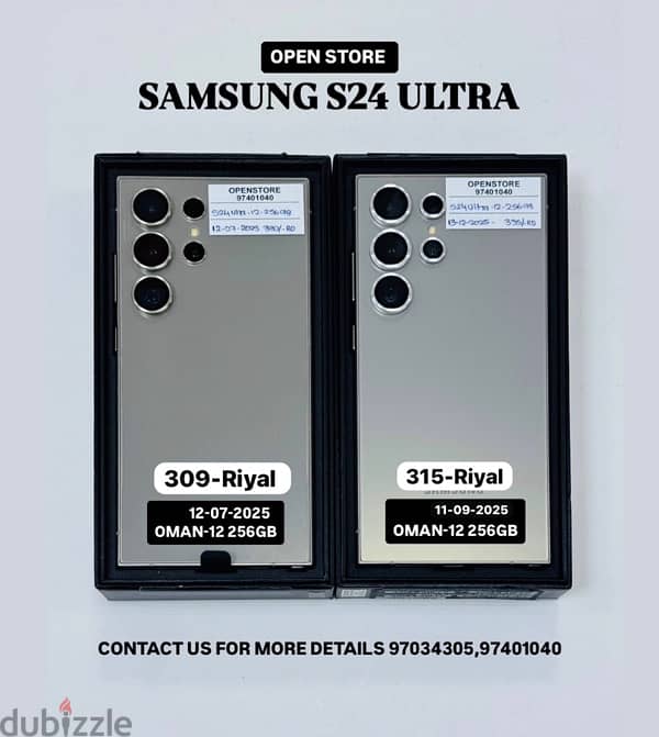 samsung S24 ultra 256GB LESS used under warranty - with box 1