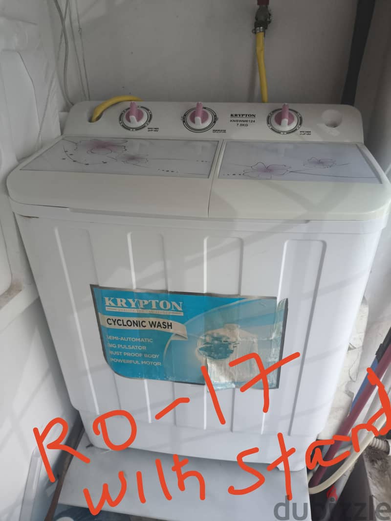 Used washing Machine & Smal Fridge 0