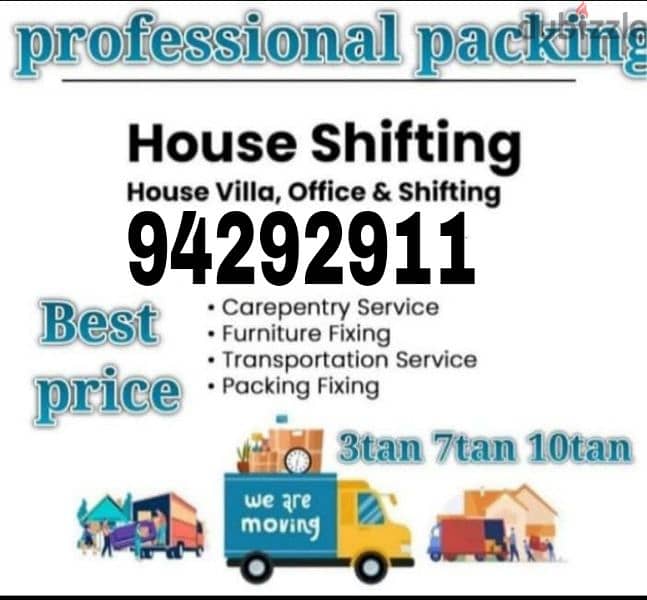 all Oman Movers House shifting office villa transport service 0