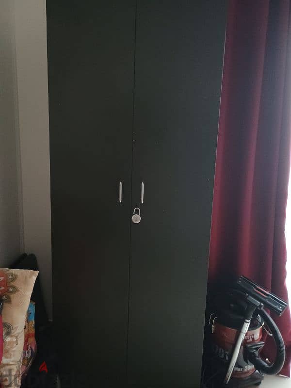 iron cupboard black colour urgent sale 0