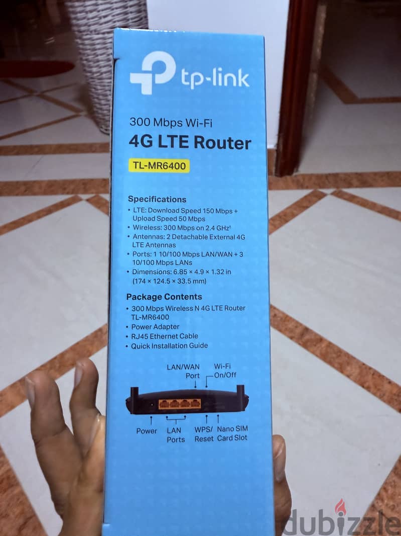 TP link 4G LTE Router - SIM option 3