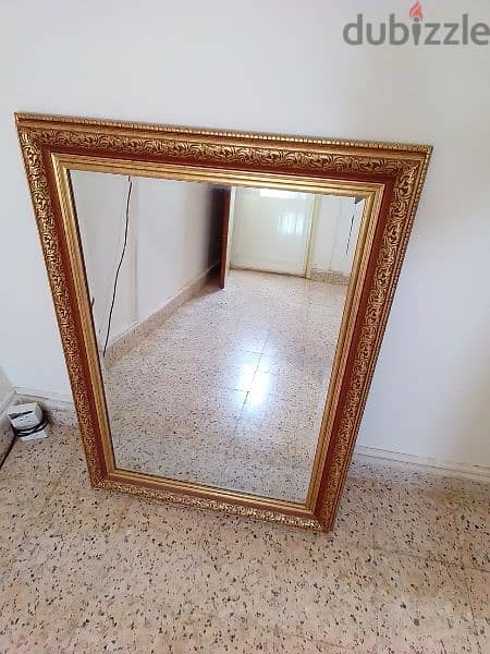 Beautiful Mirror with Gold Frame 1