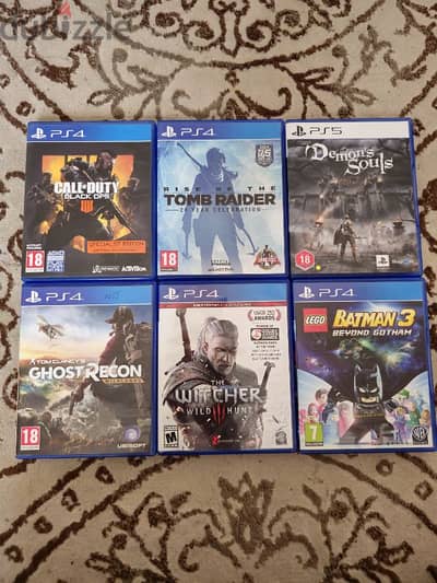 Ps4 and Ps5 games