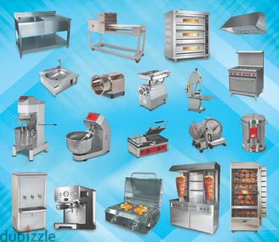 All kind of restaurant and coffee shope equipment