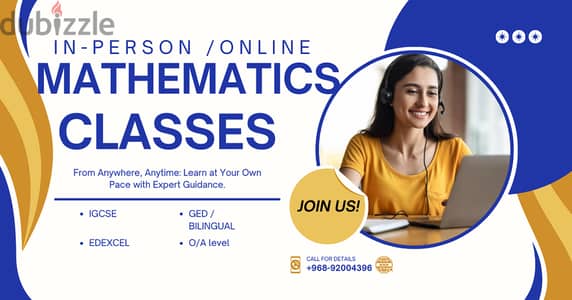 Certified mathematcs teacher is available for home visists