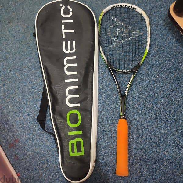 Original Dunlop biomimetic Elite SQUASH rocket aer 1